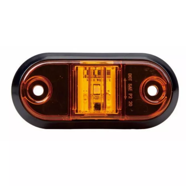 Luz de trailer com marcador oval de 2,5 polegadas