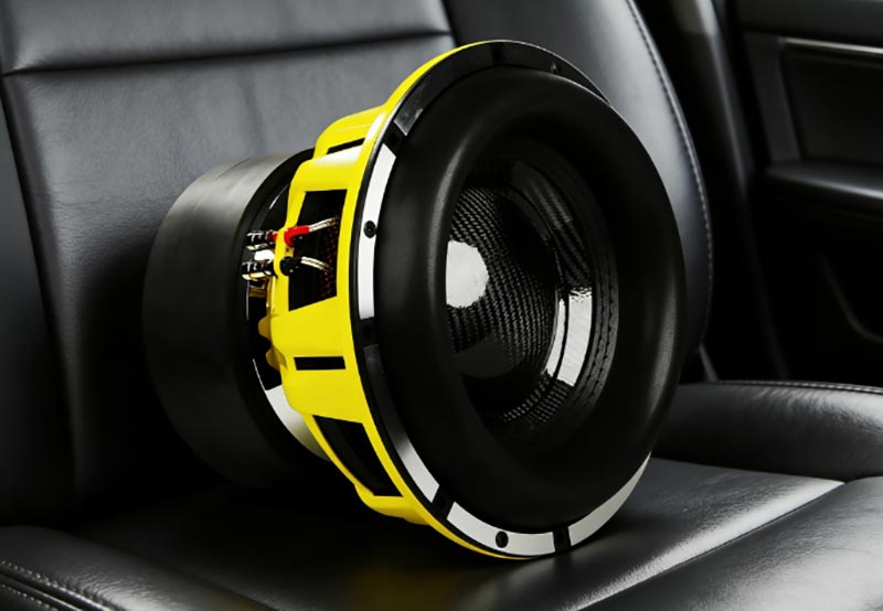 Subwoofer de carro de fibra de carbono de 12 polegadas: potência de pico de 6.000 W, graves potentes estão chegando