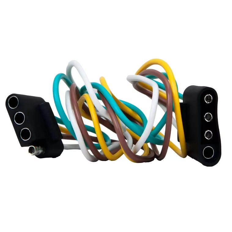 Conector de fiação de reboque de extensão plana de 4 vias