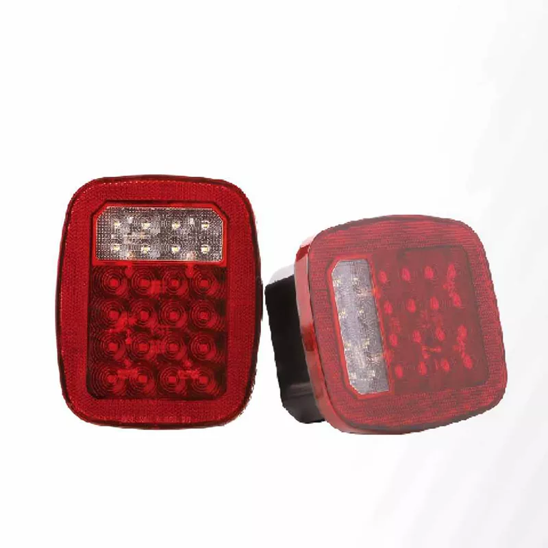 Luz retangular para trailer