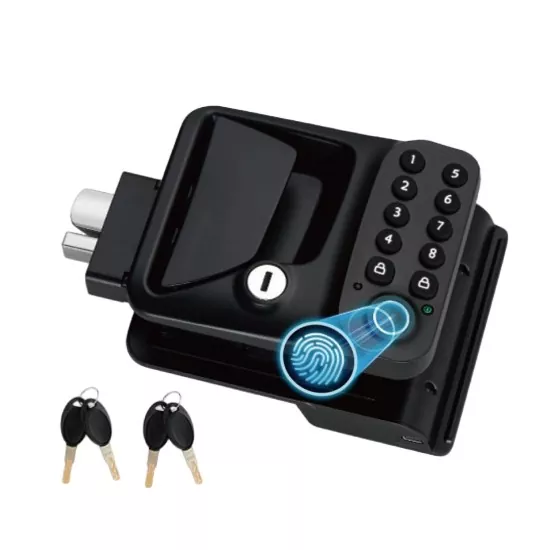Fechadura de porta RV com impressão digital atualizada